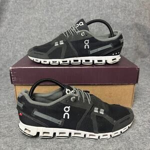On Cloud 5 Swiss Engineering Black Athletic Running Shoes Womens Size 9.5 US